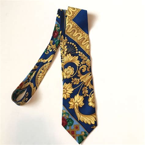 versace red tie with gold angels|Versace men's scarves.